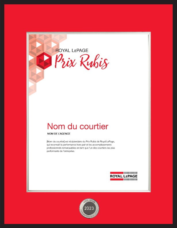 Prix Rubis MC de Royal LePage MD